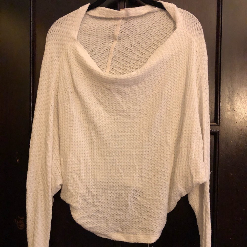 Free people white light-weight woman’s sweater